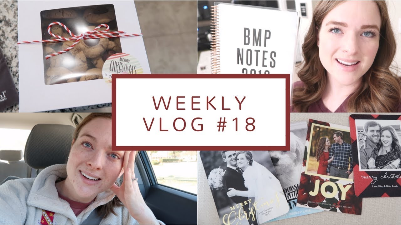 Christmas Cards, Closing Etsy, + Low Motivation | Weekly Vlog #18 - Vlogmas 2017 | Dec. 11-15, 2017