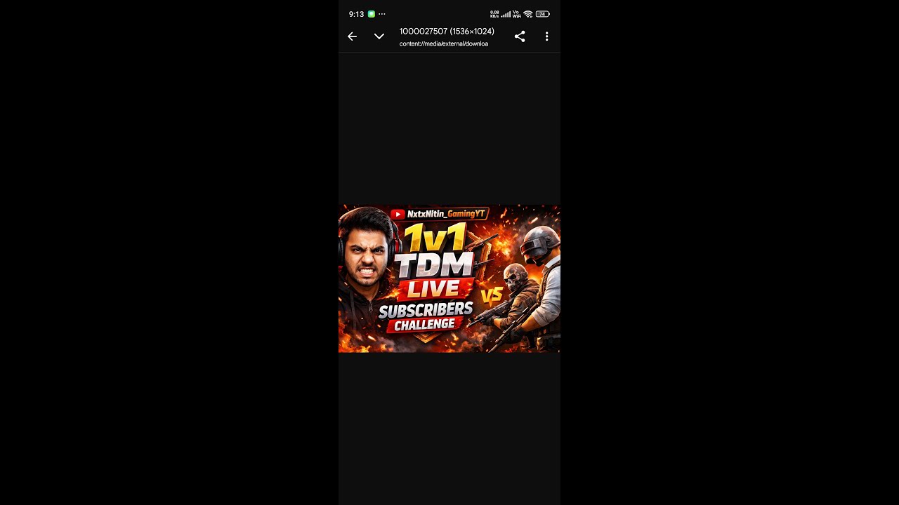 🔴 WATCH LIVE NOW | NITIN IS LIVE 😤 | 1v1 TDM Room Challenge with Subscribers | BGMI