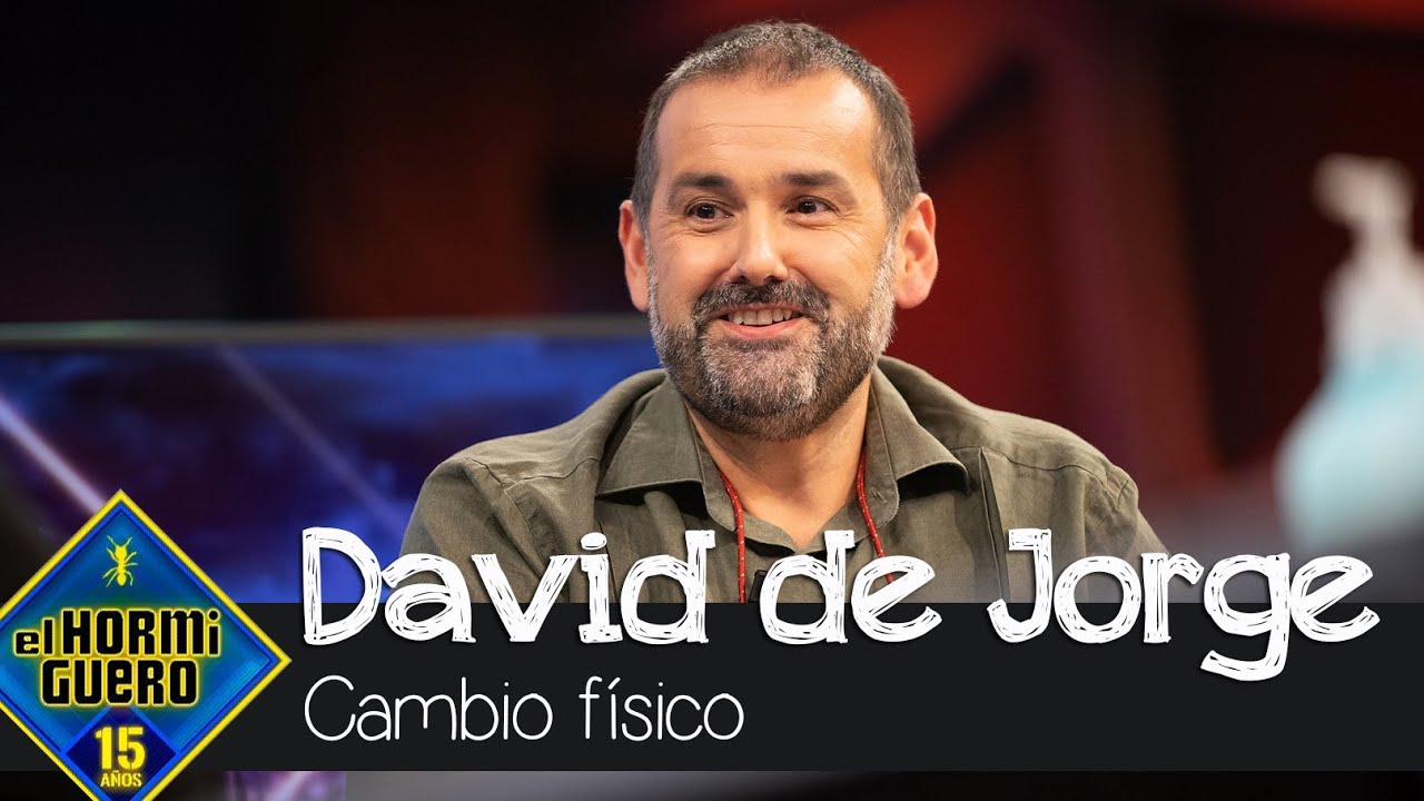 David de Jorge explica el cambio físico que ha sufrido: 