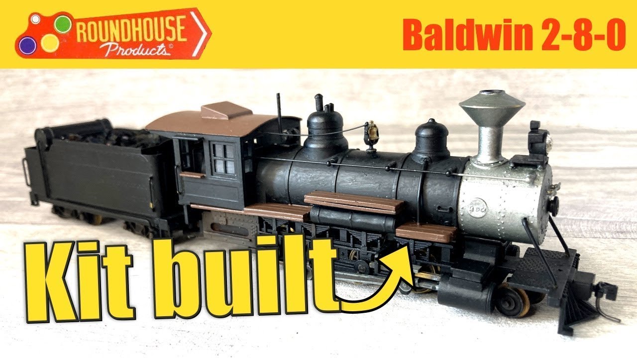 Roundhouse Baldwin Outside Frame 2 8 0 Steam Locomotive HOn3 Scale Model Railway Review