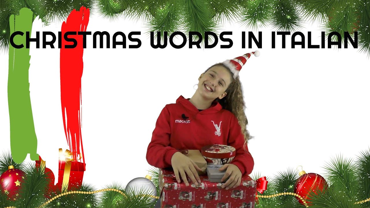 Learn Christmas words in Italian with Aurora