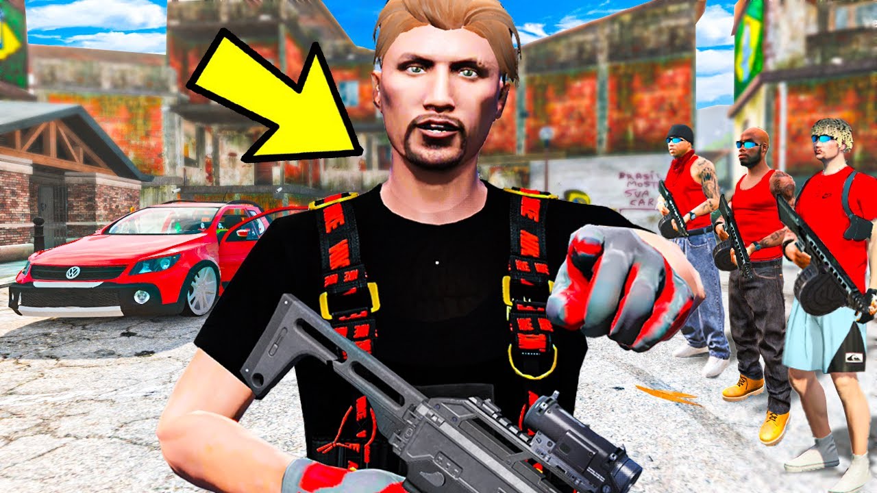 JOGANDO GTA RP como DONO DA FAVELA!!! (Morro do SACOLA)