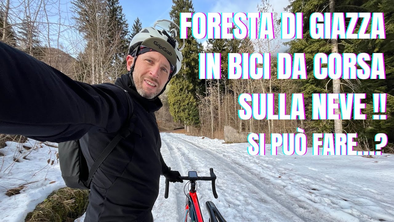 Foresta di Giazza in Bici da Corsa sulla “NEVE”!! Si può fare…?? #cicloturismo #bikelife #cycling 