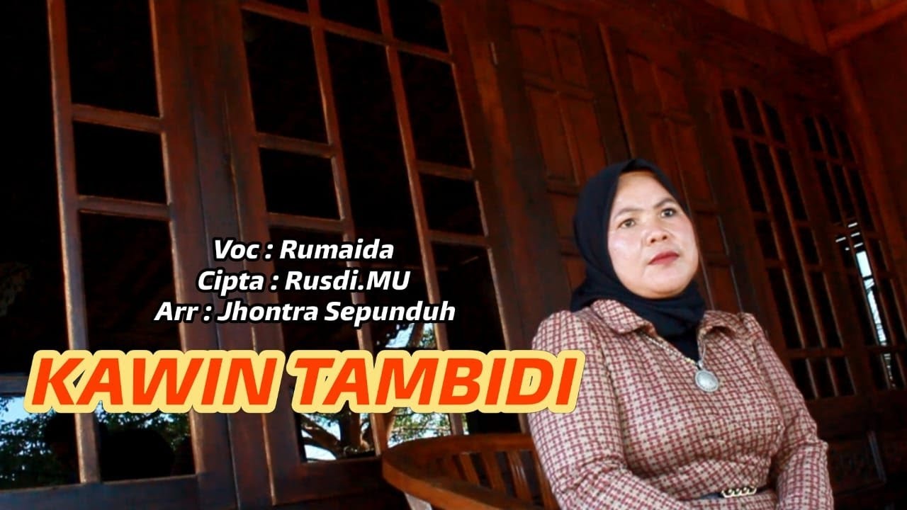 Lagu Lampung terbaru 2023.Kawin Tambidi.cipt.Rusdi.MU.vokal.Rumaida.