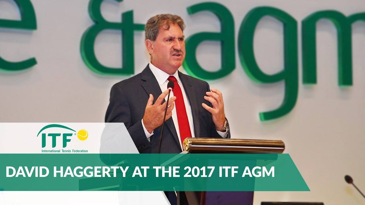 ITF President David Haggerty after the 2017 ITF AGM | International Tennis Federation