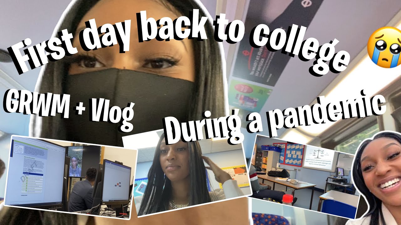 First day back to sixth form vlog + GRWM during this pandemic | TAIANA LEWIN