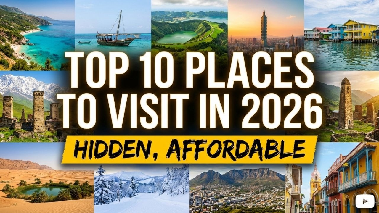 Top 10 Places to Visit in 2026 ( Hidden, Affordable )
