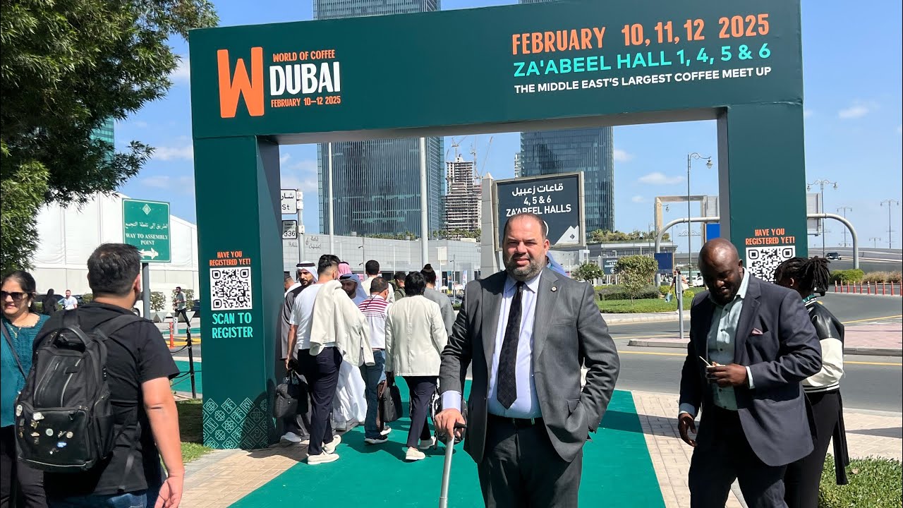   vlog تغطية  - world coffee Dubai 2025 - الجزء 1