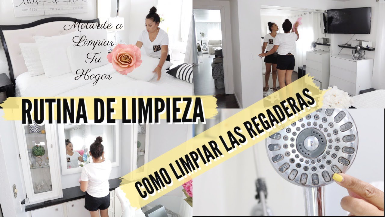 RUTINA DE LIMPIEZA | COMO QUITAR EL SARRO DE LAS REGADERAS DE UNA FORMA FACIL| #SILVIAENTUVIDA