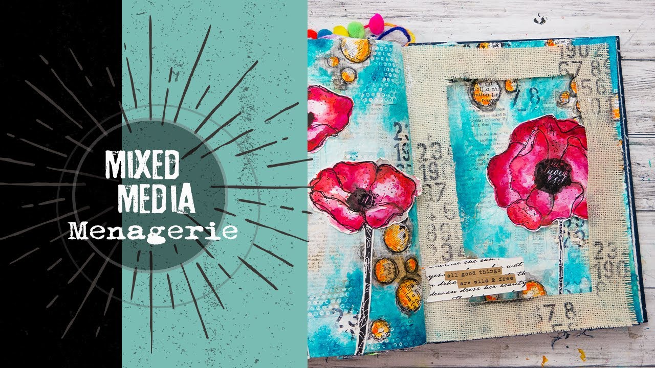 Mixed Media Menagerie Challenge - November 2021- Nicole Watson Art