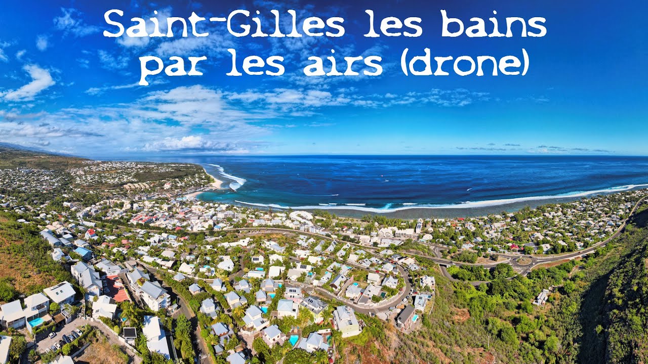 MA2S - St-Gilles les bains vue du ciel - La Réunion 😎🇷🇪