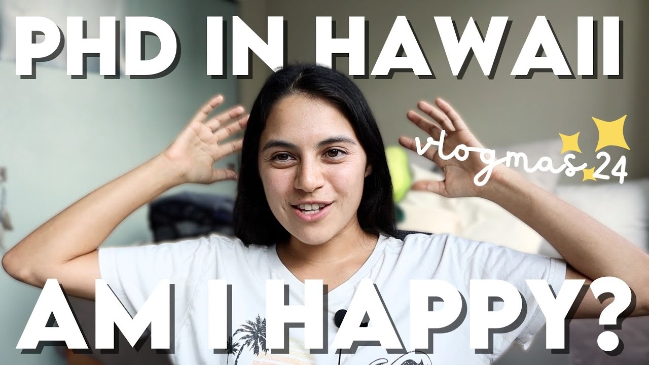 Am I Really Happy in My PhD Program? The Truth About PhD Life in Hawaii | Vlogmas 2024 LGBT Student