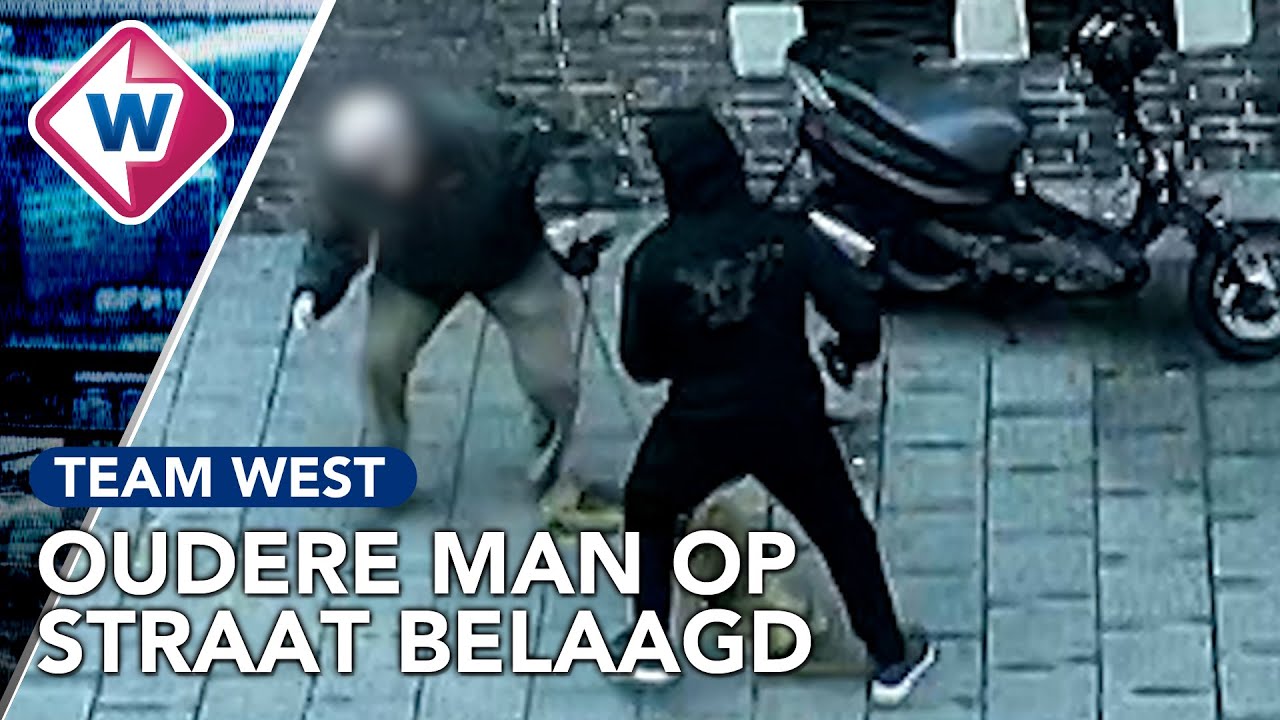 Man (79) geschopt en geslagen door straatrover - Team West