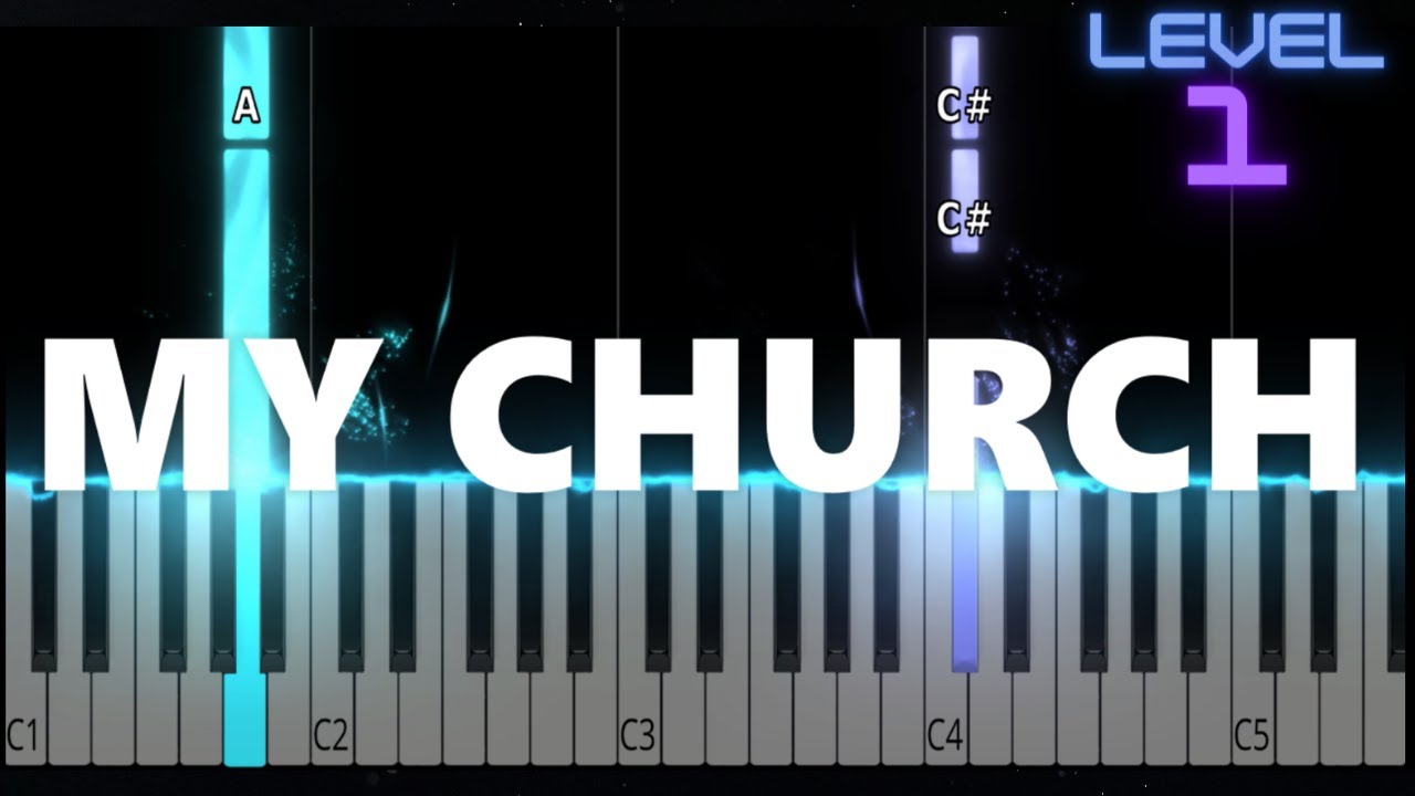 My Church - Maren Morris - EASY Piano Tutorial