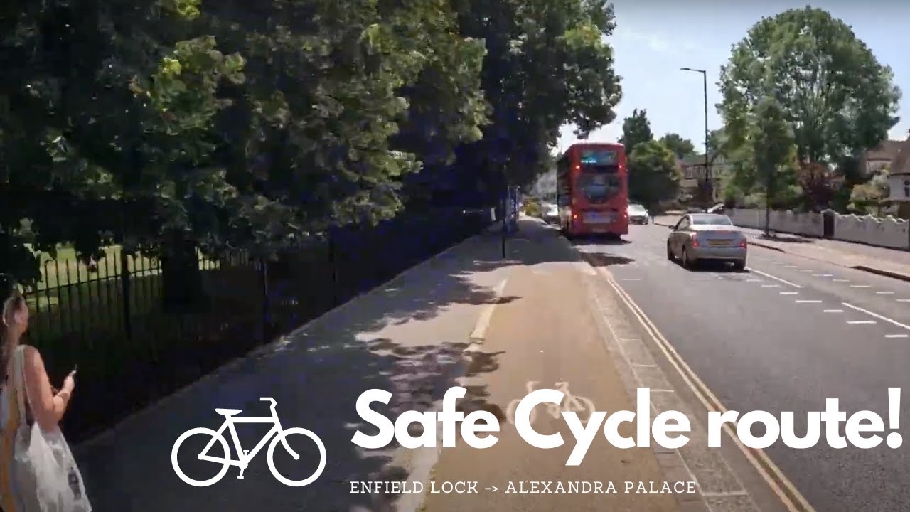 🚲 Cycling from Enfield Lock to Alexandra Palace on safe streets!
