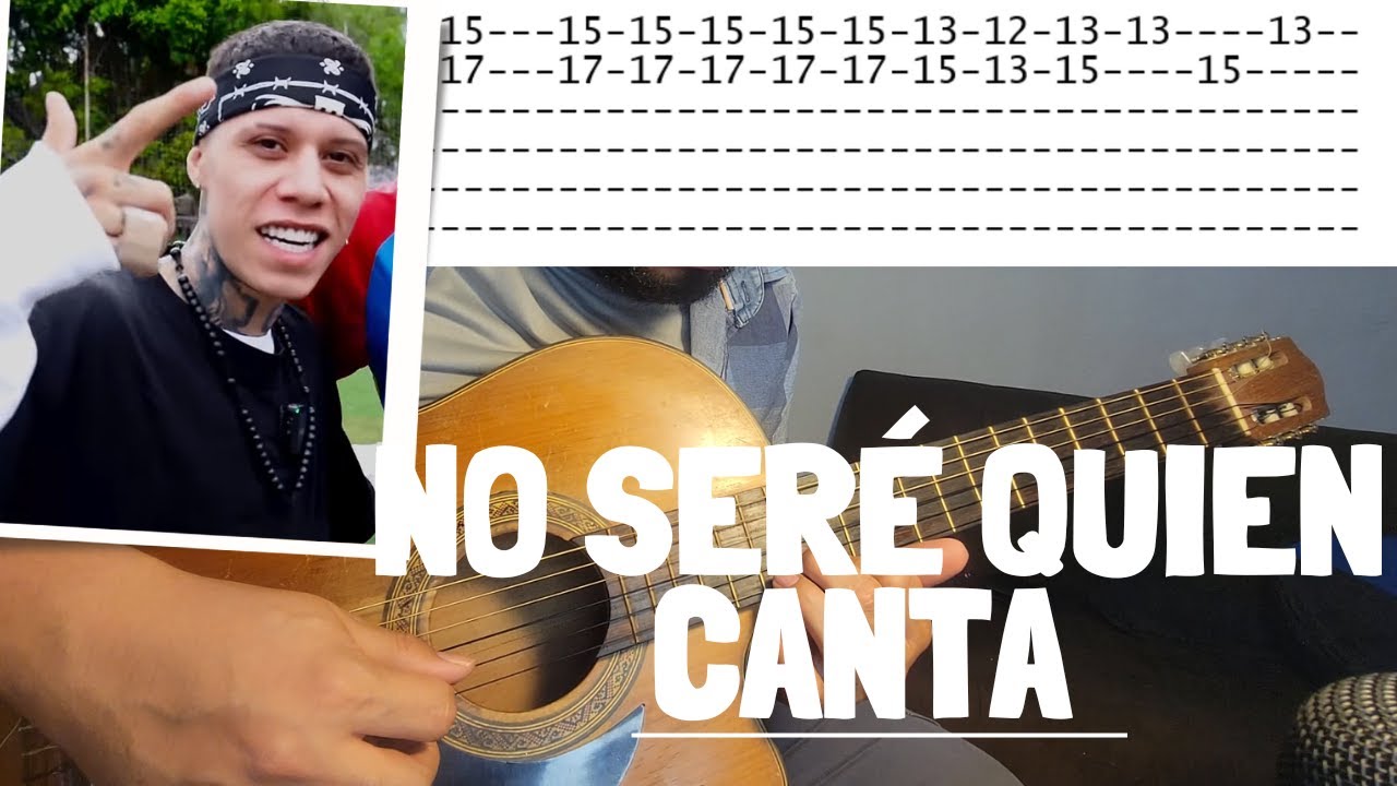 Como Tocar - No Seré Quien Canta (Santa Fe Klan) / TUTORIAL GUITARRA