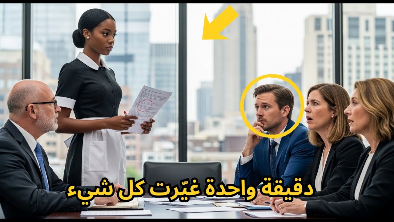 ملياردير يفشل في صفقة بملايين… لكن خادمة سوداء تقلب الطاولة بذكاء لا يُصدق