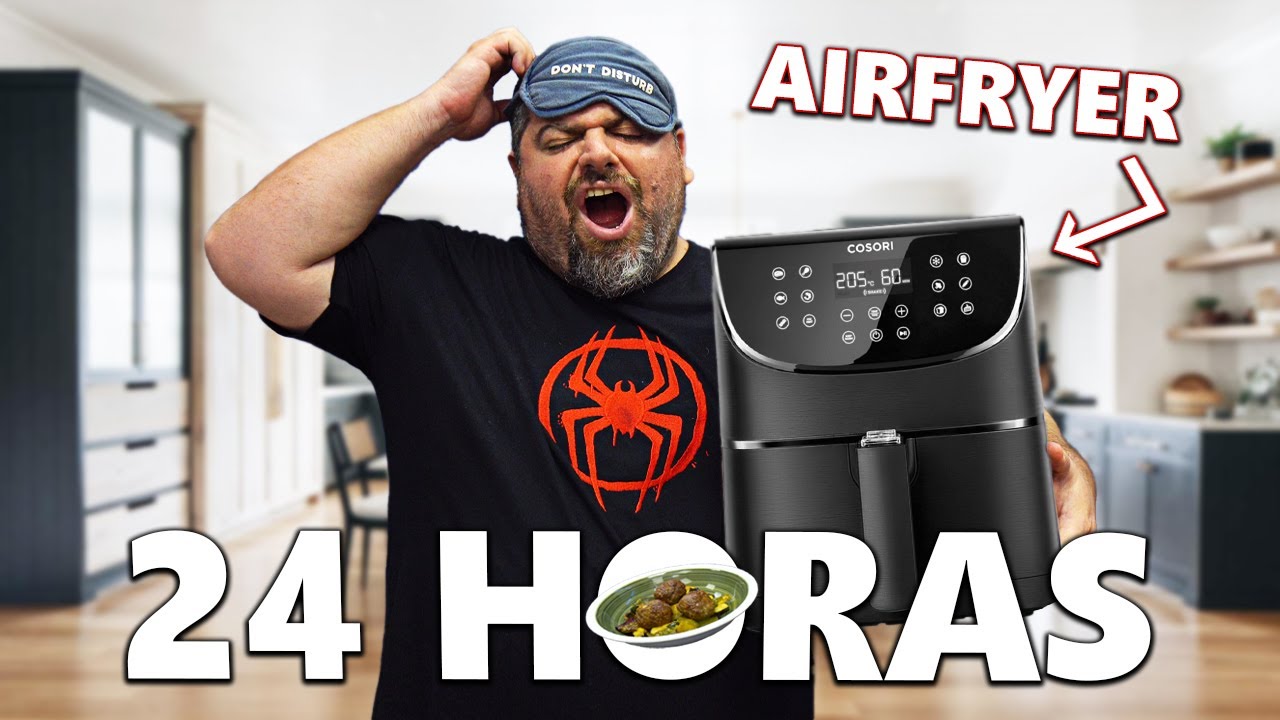 24 horas COCINANDO en una AIRFRYER o freidora de aire (5 recetas)