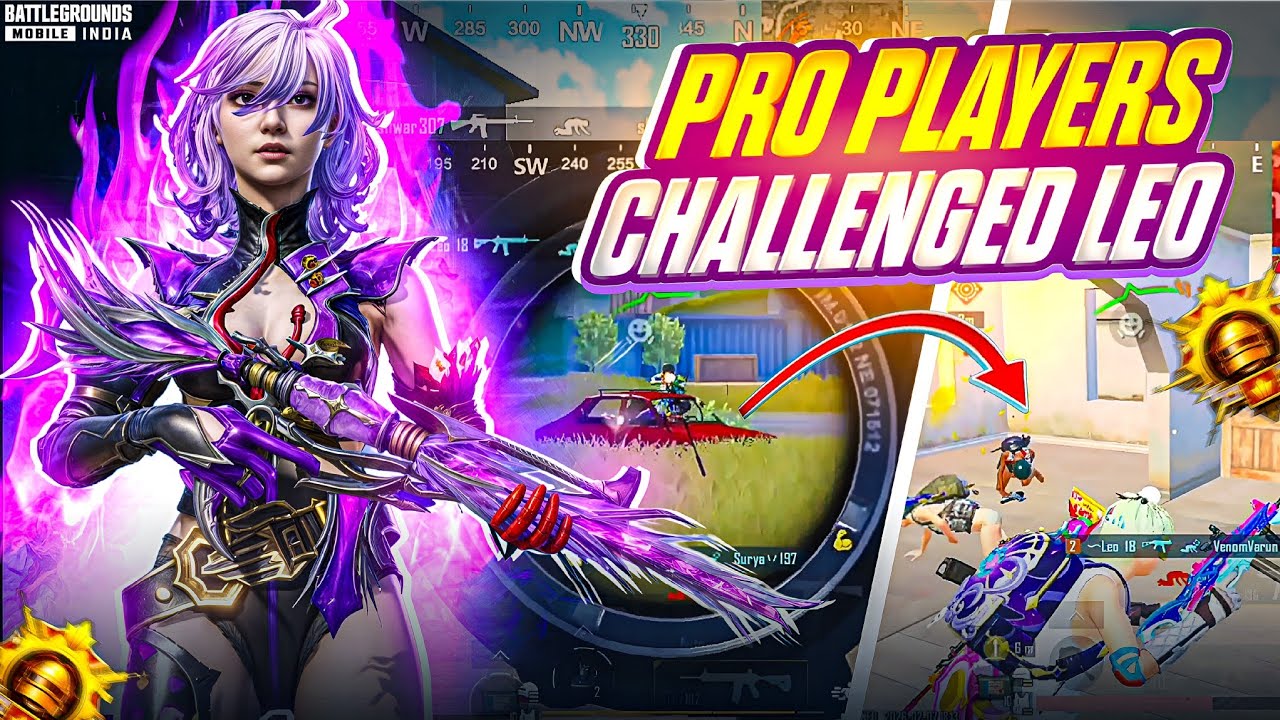 🔱 PRO PLAYERS Challenged Me 😈 Crazy 1v4 Clutches By LEO in BGMI 🔥 | BGMI Gameplay ~ Leo 