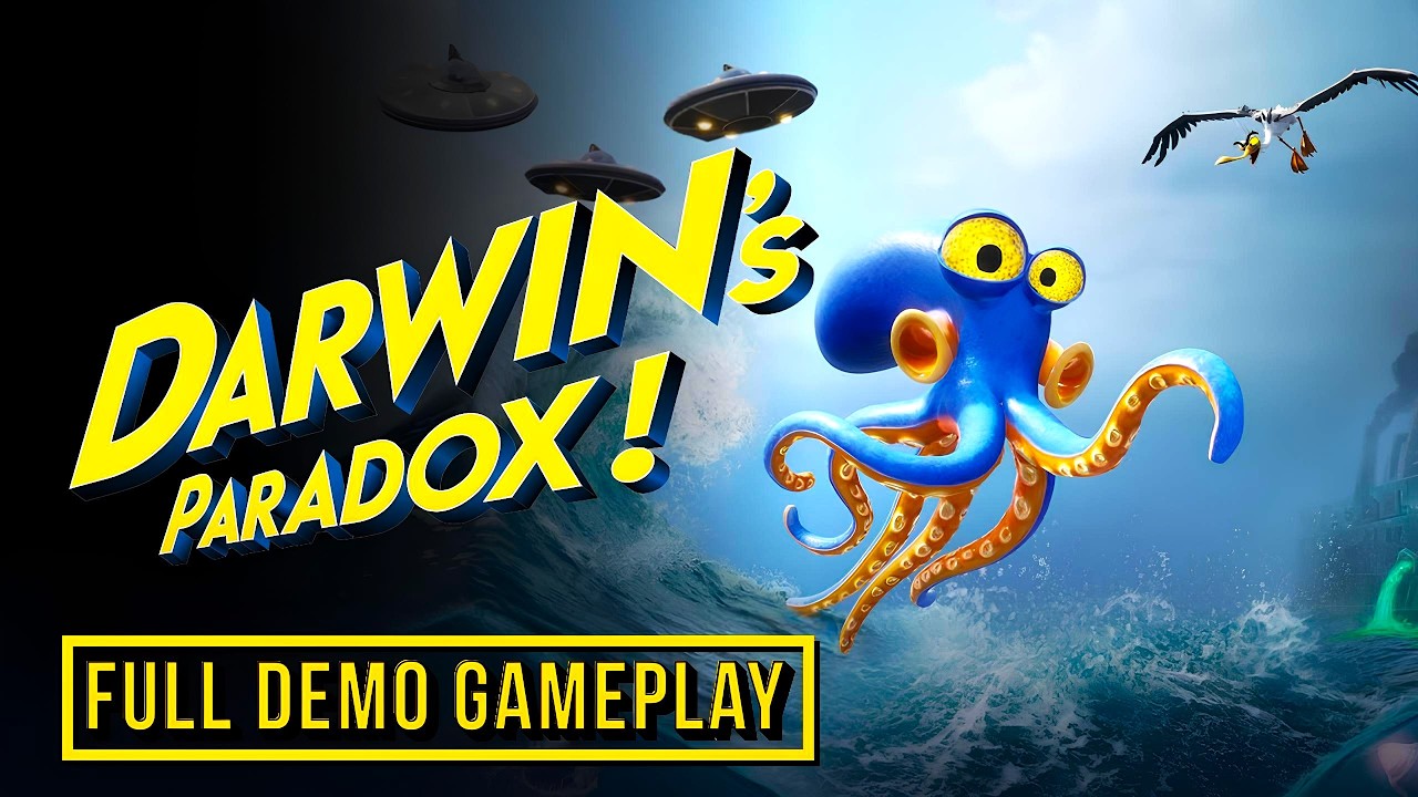 Darwin’s Paradox! — Full Demo Gameplay | Octopus Adventure Platformer (2026)
