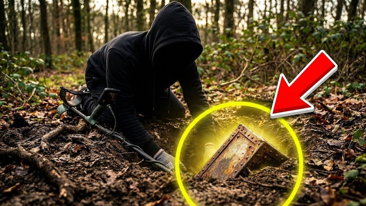 Metal Detecting Signal Leads to Hidden ❌️ Treasure Box