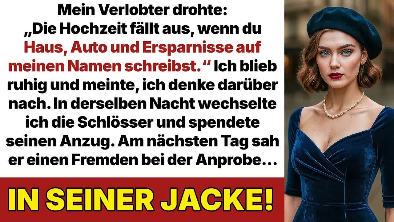 Mein Verlobter drohte  Die Hochzeit platzt, wenn ich nicht Haus, Auto und Ersparnisse gebe!