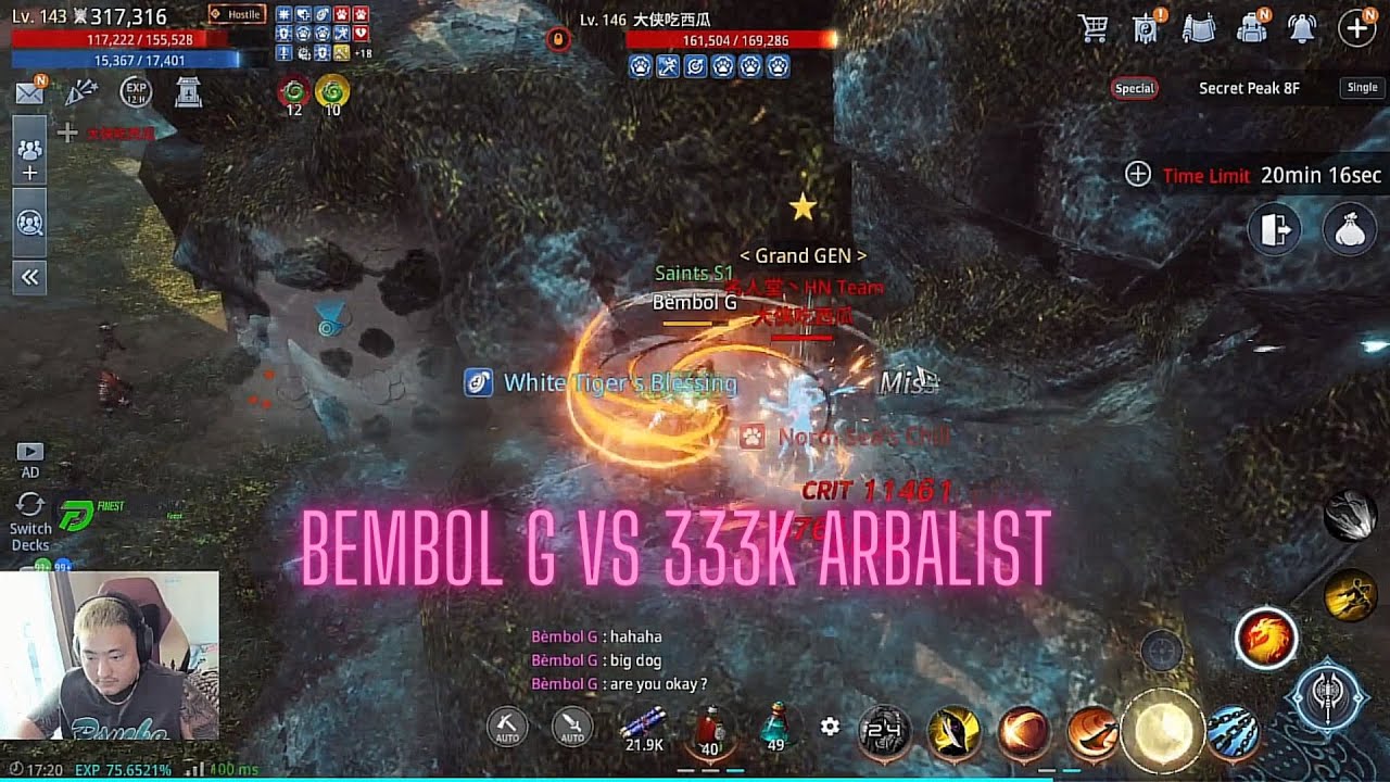 MIR4 - BEMBOL G VS 370K ARBALIST