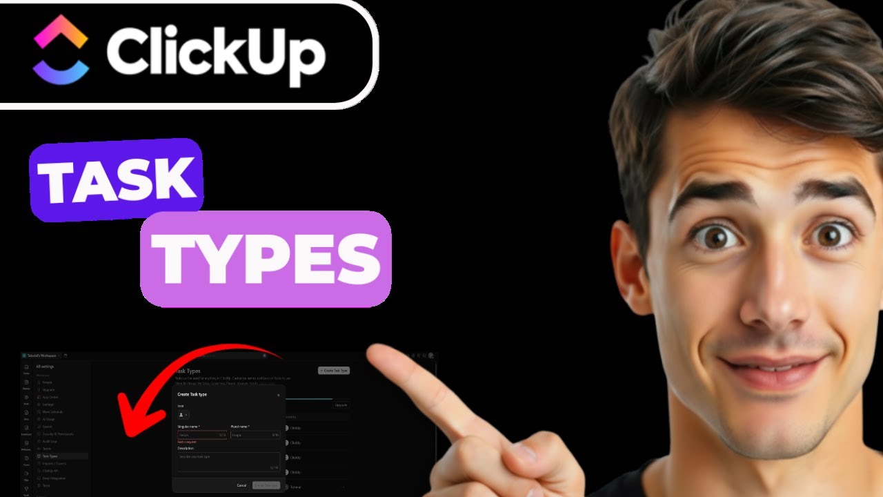 Как использовать типы задач в Clickup (самый простой способ) (Руководство 2026 года)
