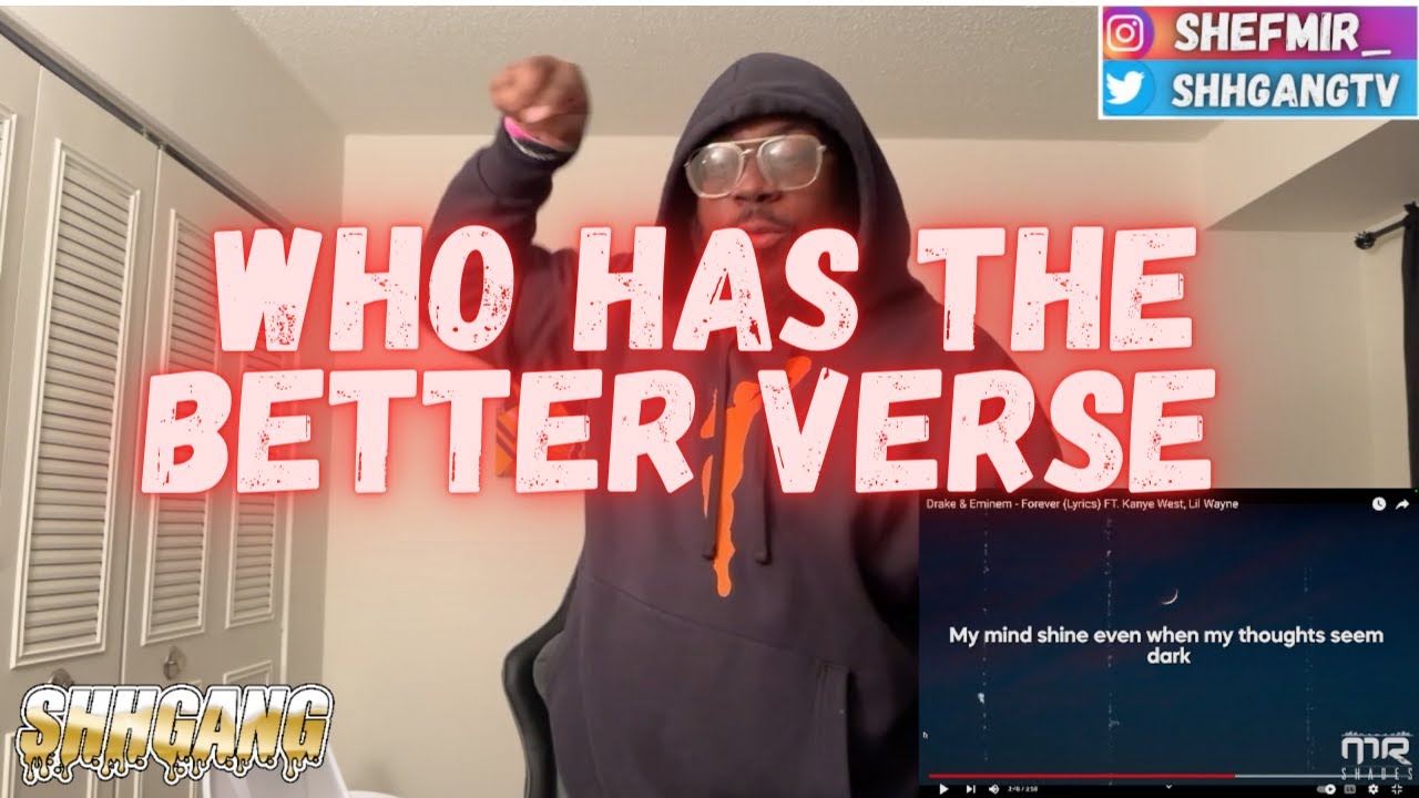 WHO HAS THE BETTER VERSE | Drake, Kanye West, Lil Wayne, Eminem - Forever *REACTION*
