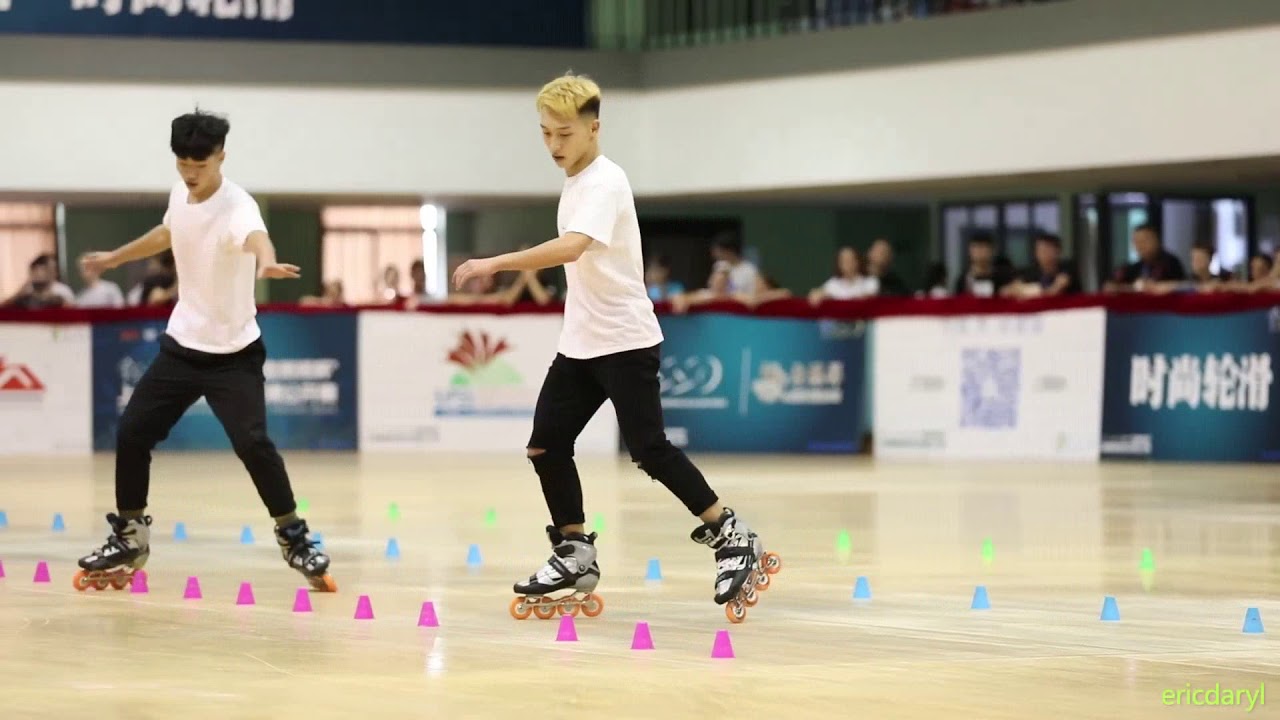 Biểu diễn Patin nghệ thuật - biểu diễn đ&ocirc;i p2 - Cung cấp gi&agrave;y Patin , phụ kiện Patin