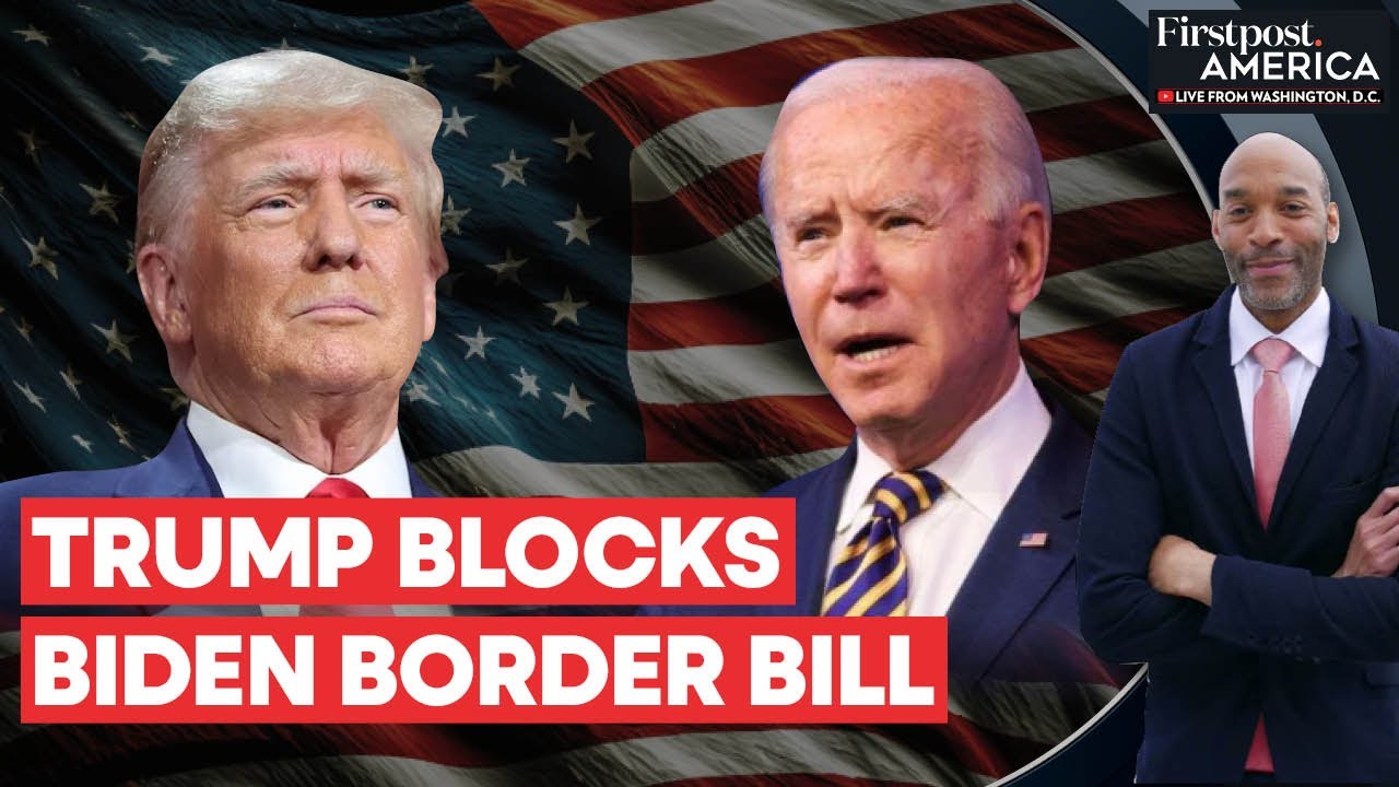 Trump Asks Republican Senators to Reject Biden's Immigration, Ukraine Aid Bill | Firstpost America