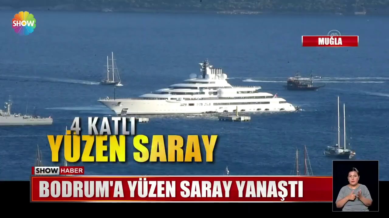 Bodrum bu mega yatı konuşuyor