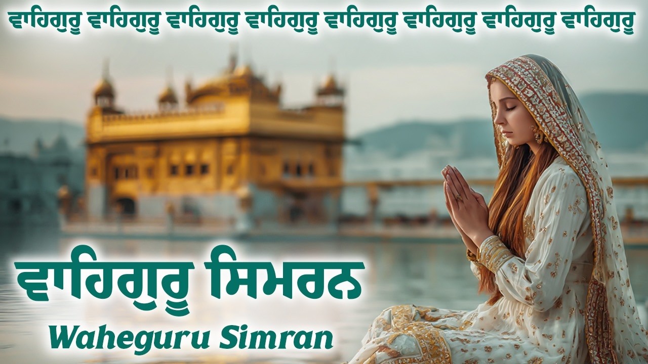 Waheguru Simran ~ ਵਾਹਿਗੁਰੂ ਸਿਮਰਨ ~ Best Relaxing Music #waheguru #relaxing #waheguruji #wmk