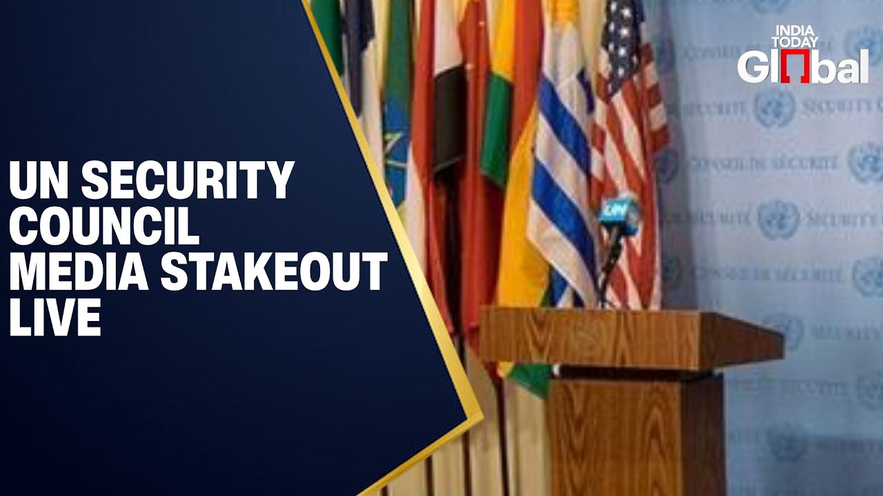 LIVE: United Nations Security Council Media Stakeout | Programme of Work | Breaking News