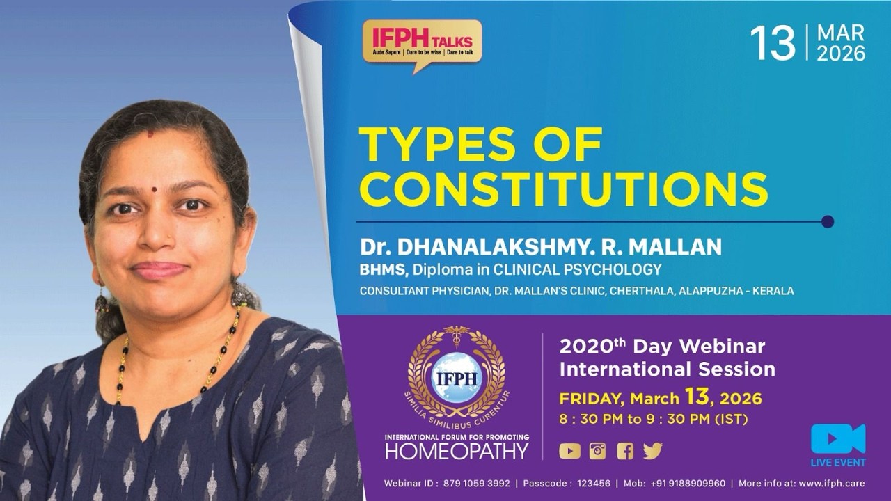 TYPES OF CONSTITUTIONS - DR DHANALAKSHMI R MALLAN  [IFPH] – 2020