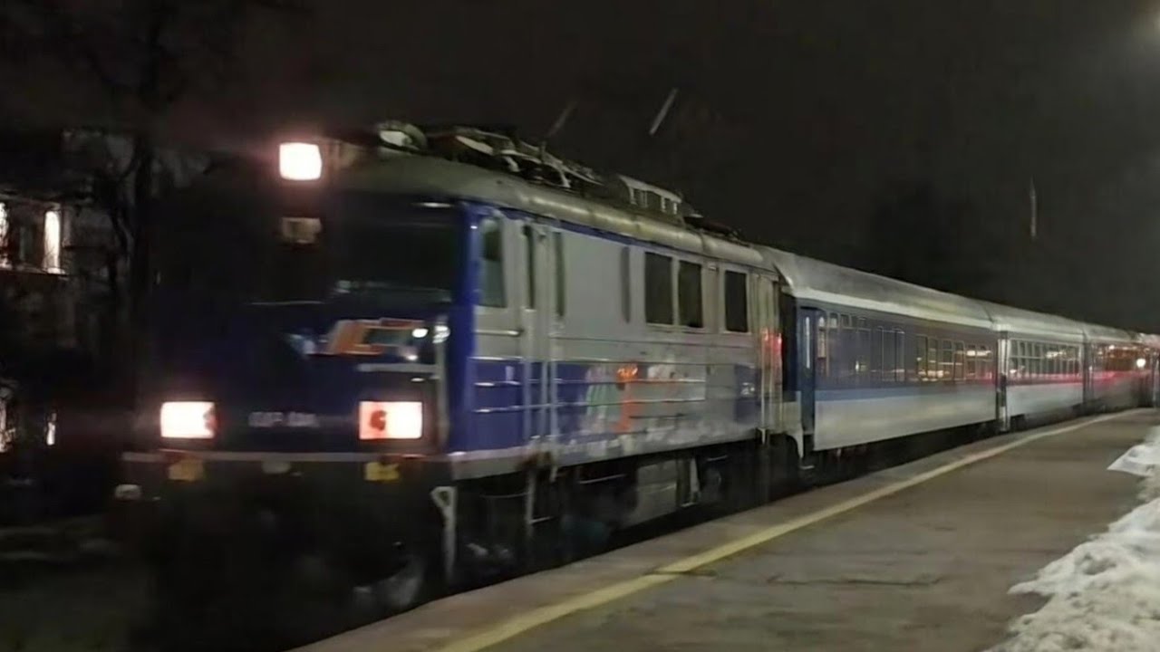 Przelot IC 417 Carpatia z austriackim wagonem