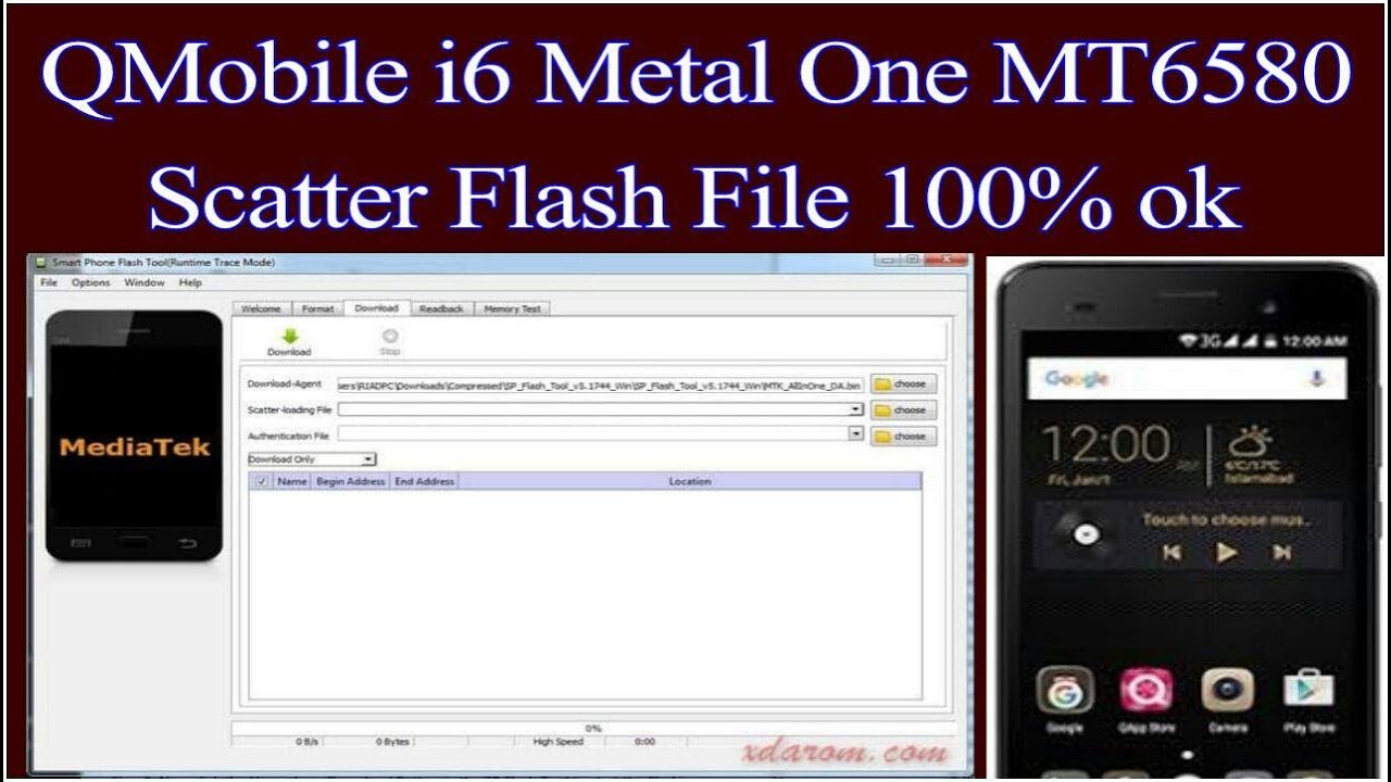 Qmobile i6 metal one tested flash file 100% working ok/MT6580 Scatter Flash File 100% Tested // 2020