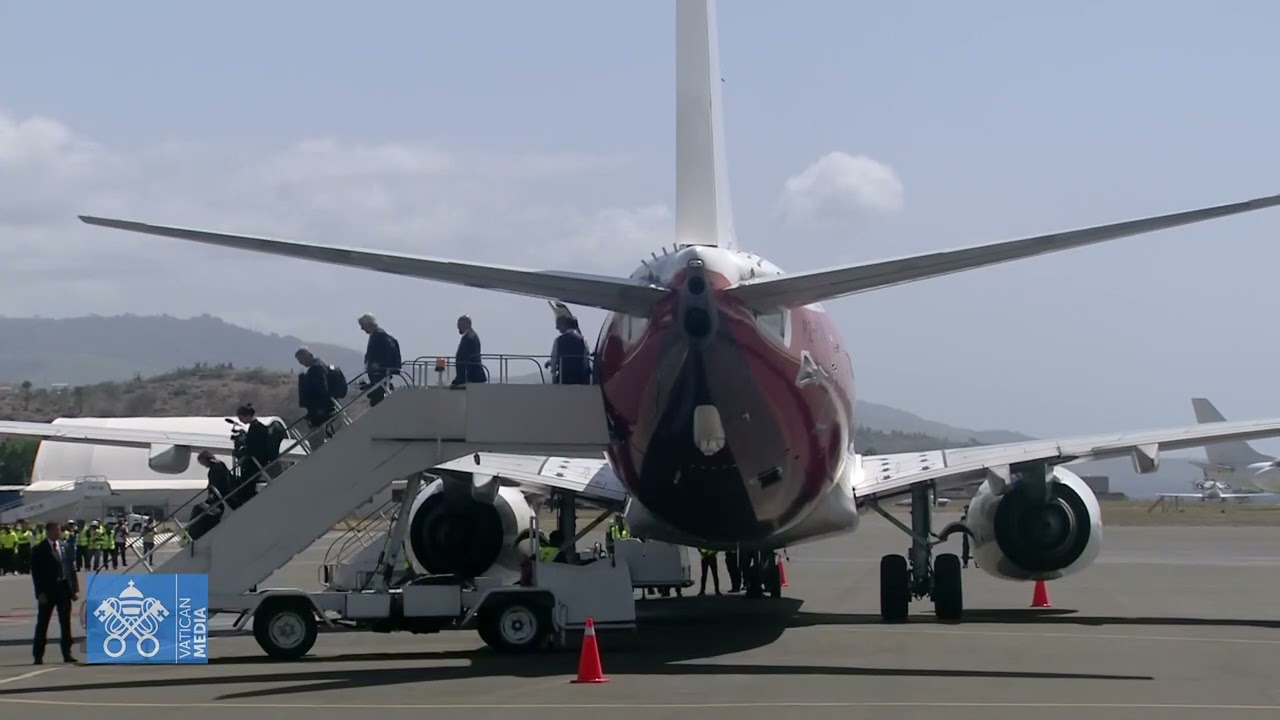Arrival of Pope Francis in Timor-Leste 9 September 2024 HD
