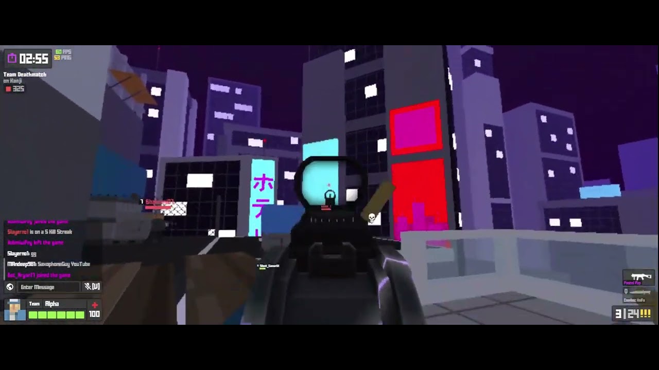 First krunker match