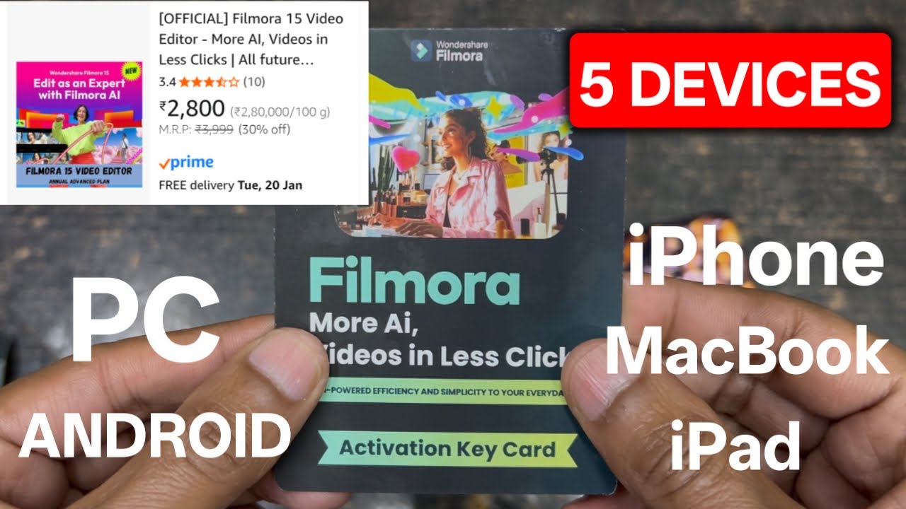 Filmora 15 1 Year Subscription 5 Device | Lowest Price Deal 2026 😱