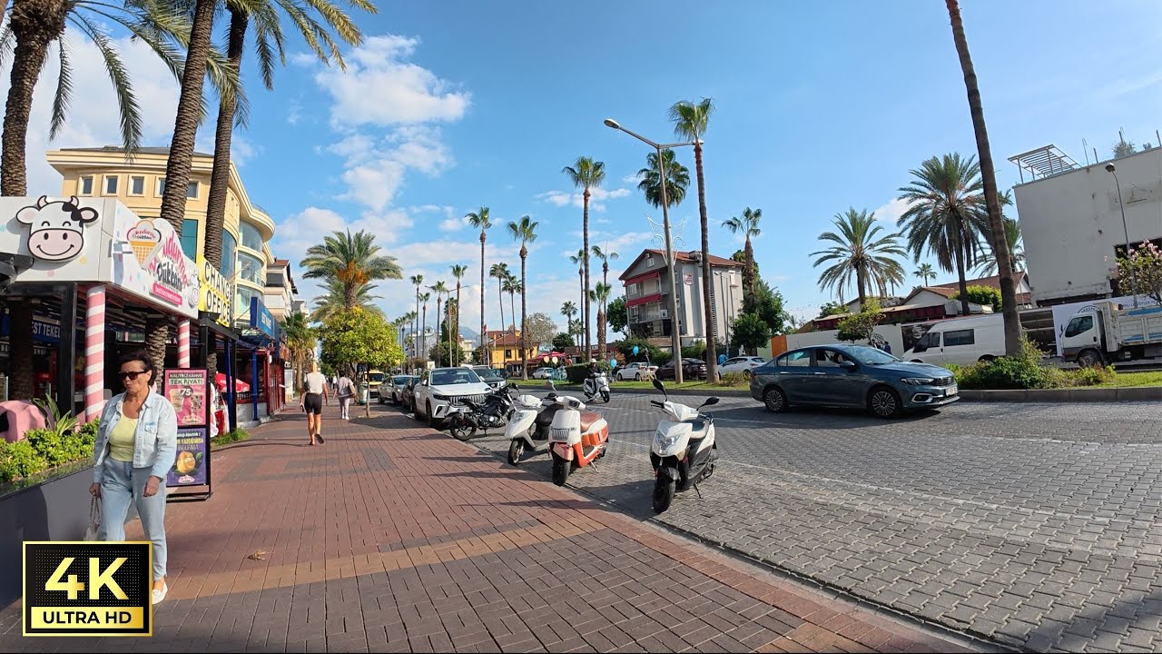 Alanya City Center Walking Tour | Antalya Turkey | [4K HD]