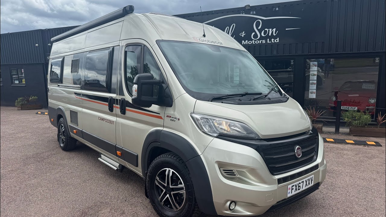 2017/67 Globecar Campscout 2.3 MultiJet2 - Hymer Built - 3 Berth - 4 Berth - Lots of extras
