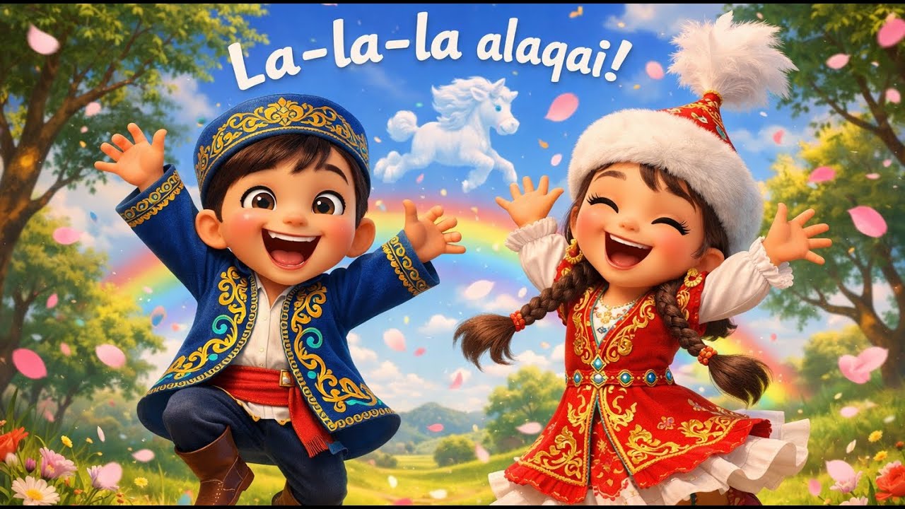 Балаларға арналған әндер. Ла-Ла-Ла | Қазақша мультфильм | AlaQaiKids