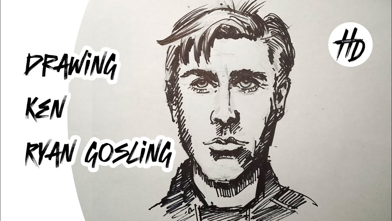 I Drew KEN from Barbie Using Just ONE Marker – Full Real-Time Process