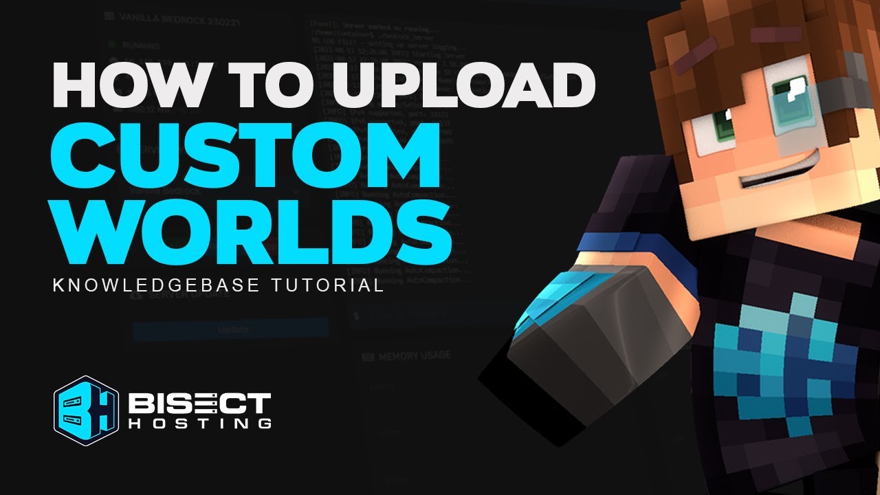 How to Upload a Custom World to a Minecraft Server!
