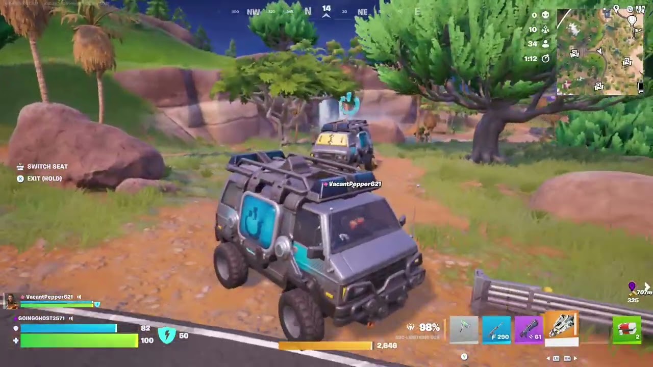  Fortnite GamePlay Feat @VacantPepper621(Fall guys is coming soon)