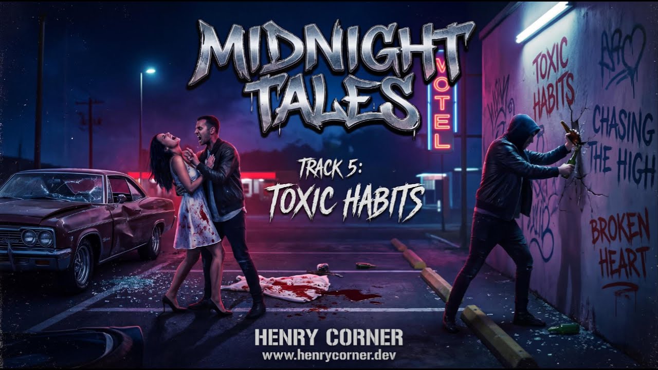[Henry Corner] - Toxic Habits (Official Audio) | Emo Rap & Punk Trap Anthem 🎸