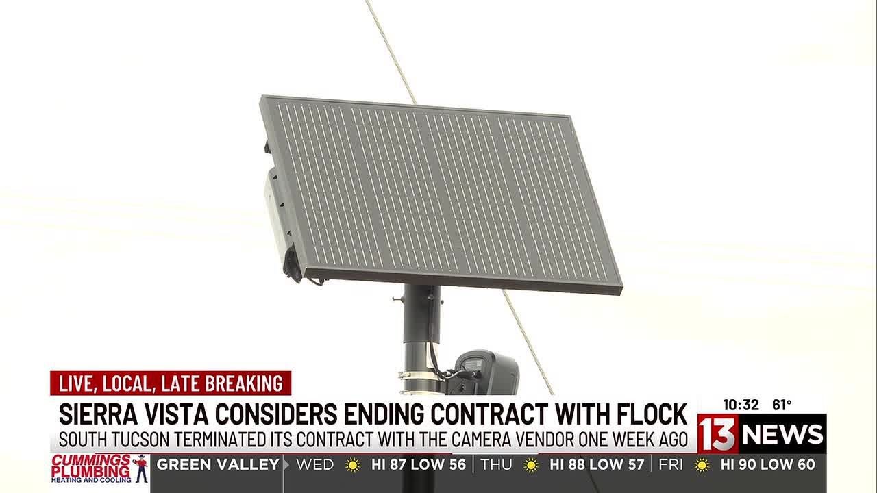 Sierra Vista considers ending contract with Flock