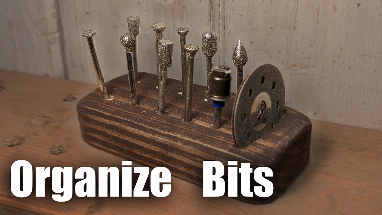 Making A Simple Bit Holder For My Dremel Bits