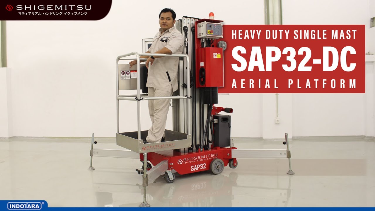 REVIEW SHIGEMITSU AERIAL WORK PLATFORM SAP32